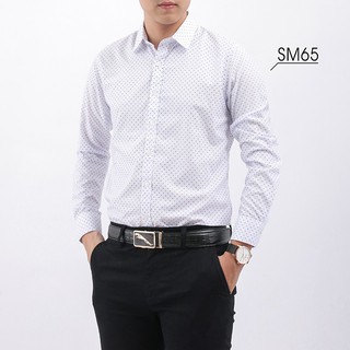 Áo sơ mi họa tiết  chấm bi