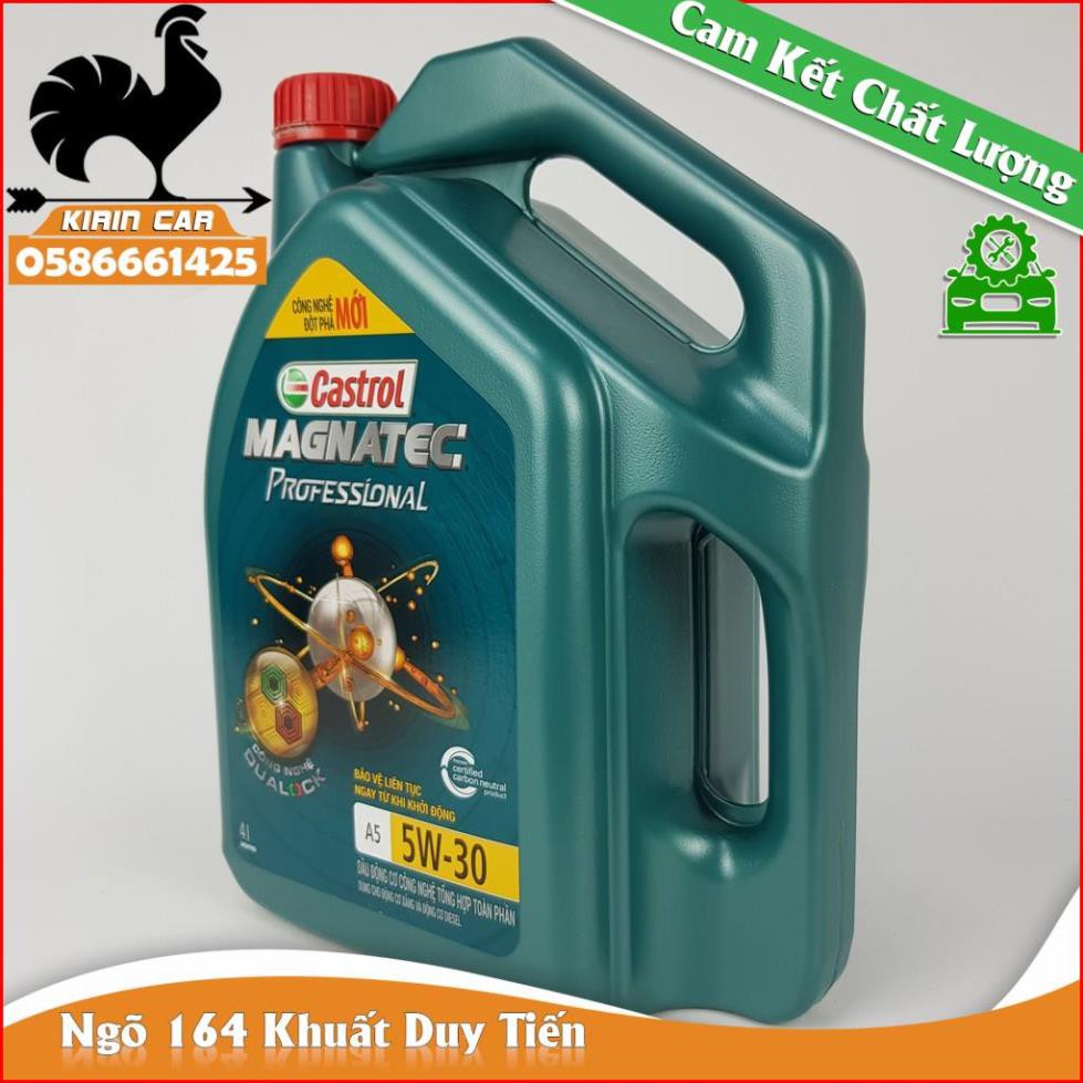 [Hàng chính hãng] Dầu nhớt động cơ Castrol 5W30 tổng hợp toàn phần 5W30 - Castrol Magnatec Professio