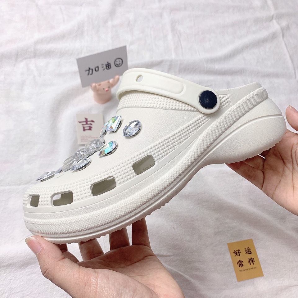 Giày Sandal Đế Dày Tăng Chiều Cao Chống Trượt Đính Búp Bê Hoạt Hình Và Bong Bóng Dễ Thương Thời Trang Mùa Hè Dành Cho Bạn Nữ