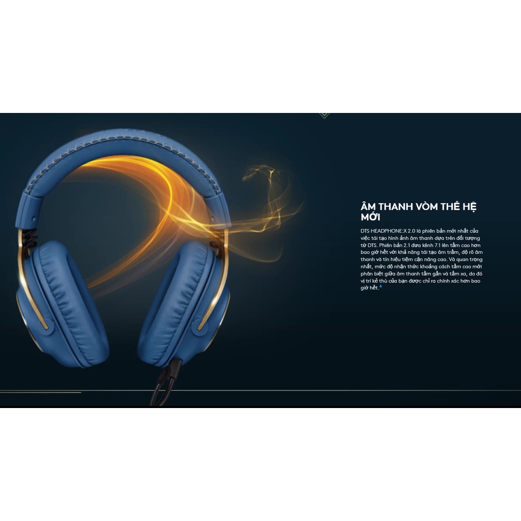 Tai nghe Gaming Logitech G PRO X Phiên Bản League of Legends - Limited Edition - G Pro X LOL - Hàng Chính Hãng