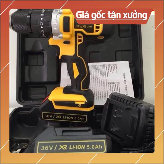 Máy khoan bê tông dùng pin, Máy khoan bê tông búa DEWALT 36V