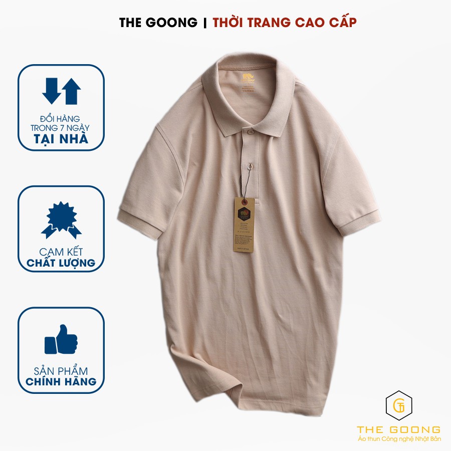 ÁO THUN NAM POLO NHẬT BẢN 100% COTTON - CÁT