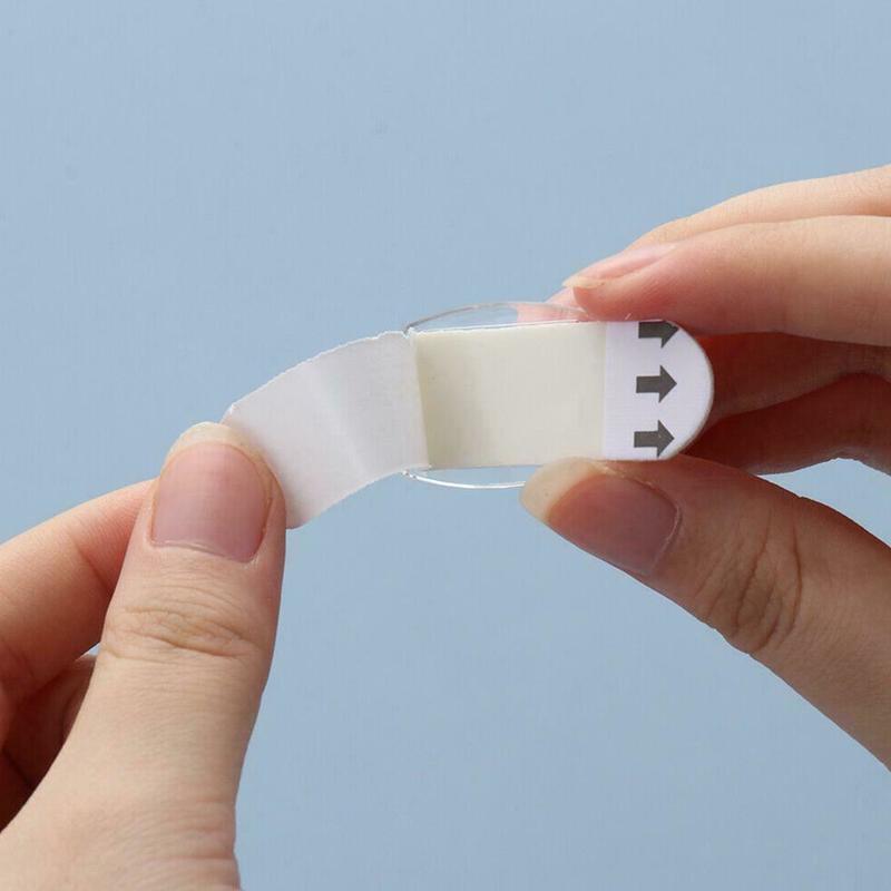 Set 20 Móc Treo Đồ Dán Tường Trong Suốt Chống Thấm Nước