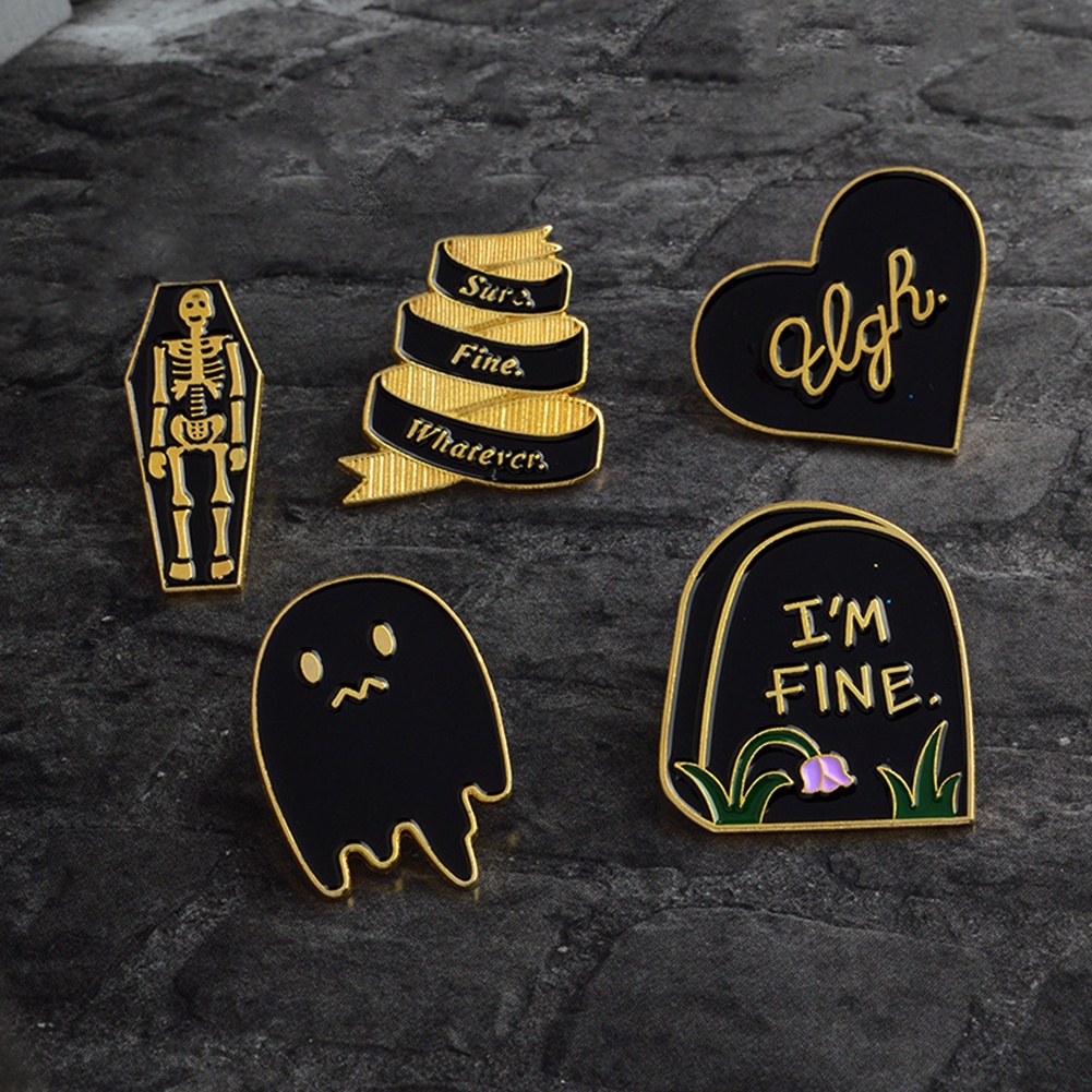 Ghim cài áo kim loại tạo hình độc đáo