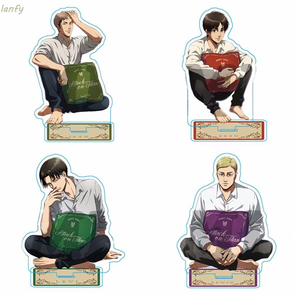 Thẻ nhựa mô hình nhân vật Levi Ackerman Shingeki No Kyojin hoạt hình Attack On Titan nhiều mẫu tùy chọn