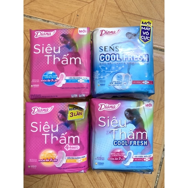Băng vệ sinh Diana các loại