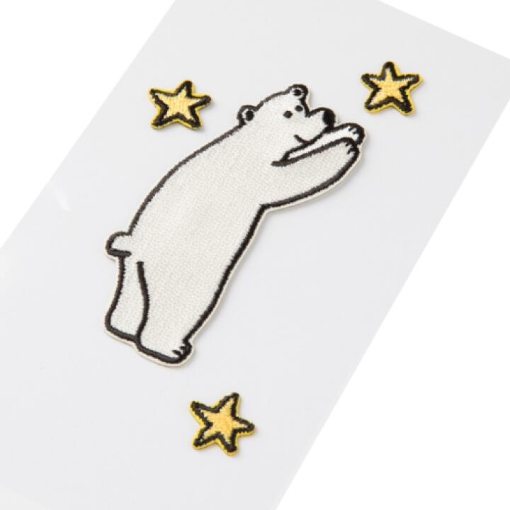 Set 4 Decor Sticker Thêu ARTBOX Hình Gấu Bắc Cực Dễ Thương