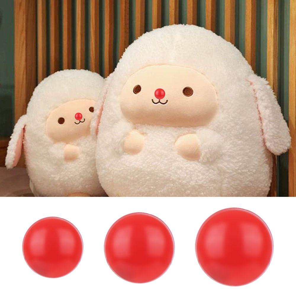 Túi 20 Mắt Nhựa Tròn Hình Động Vật Cho Búp Bê