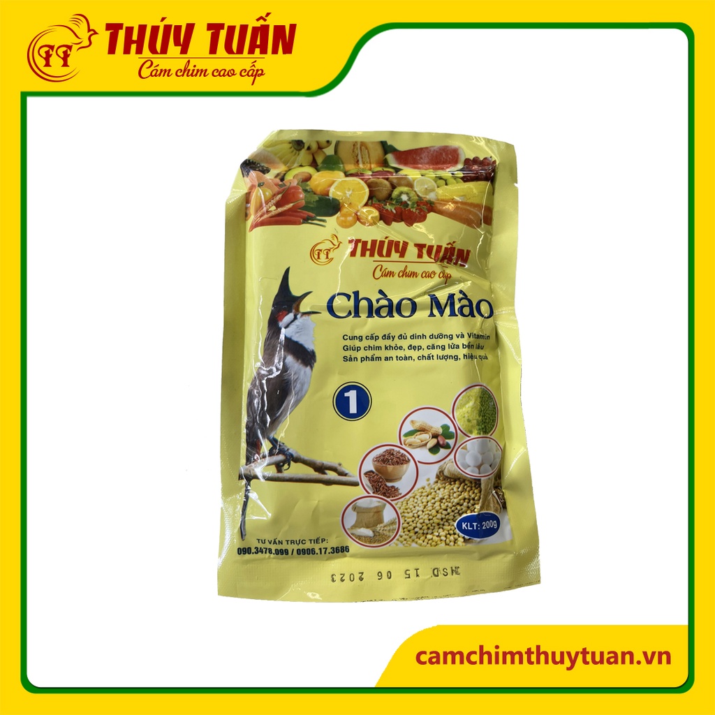 Cám chim chào mào Thúy Tuấn số 1 cao cấp 200gram - Cám chim Thúy Tuấn chính hãng