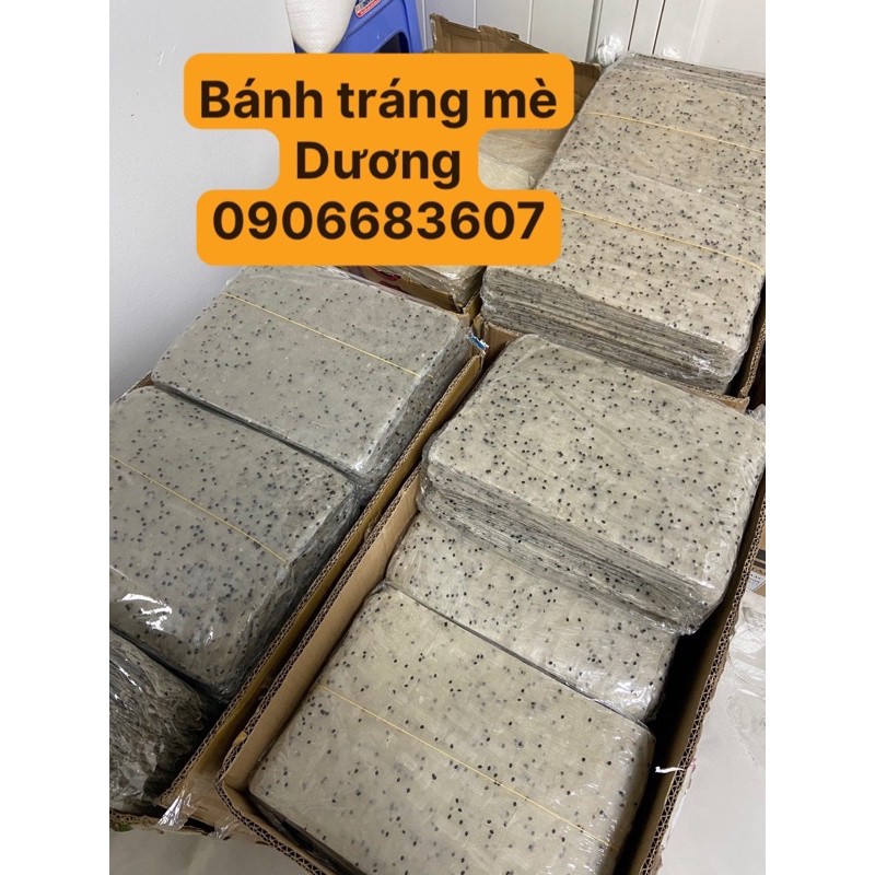(2kg) Bánh Tráng Mè Đen Loại 1 - Đặc Sản Phan Rang - Tháp Chàm -Bánh tráng mè Dương | BigBuy360 - bigbuy360.vn