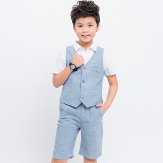 Bộ Quần Áo Gile Bé Trai (3-9 Tuổi) K's Closet K235EIS HT