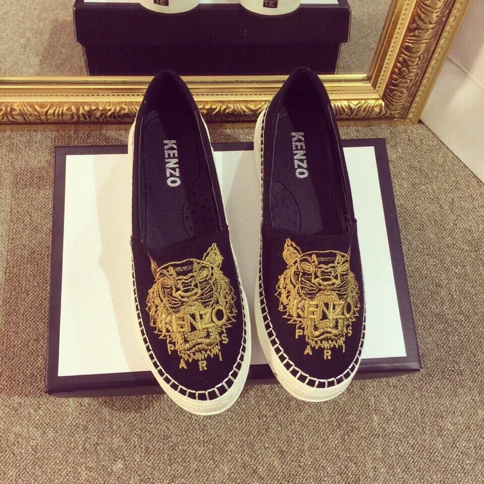 BÁN SỈ GIÀY ĐẾ BỆT THÊU CHỮ KENZO CHO NỮ | BigBuy360 - bigbuy360.vn