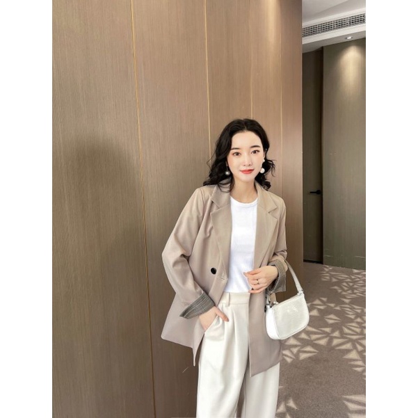 Áo blazer 2 lớp dặn có lót vai lên form cực đẹp đủ size | BigBuy360 - bigbuy360.vn