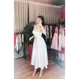 Đầm xoè 2 dây
