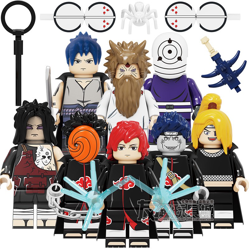 Mô hình nhân vật truyện tranh narutoes Sasuke Itachi Madara KF6118