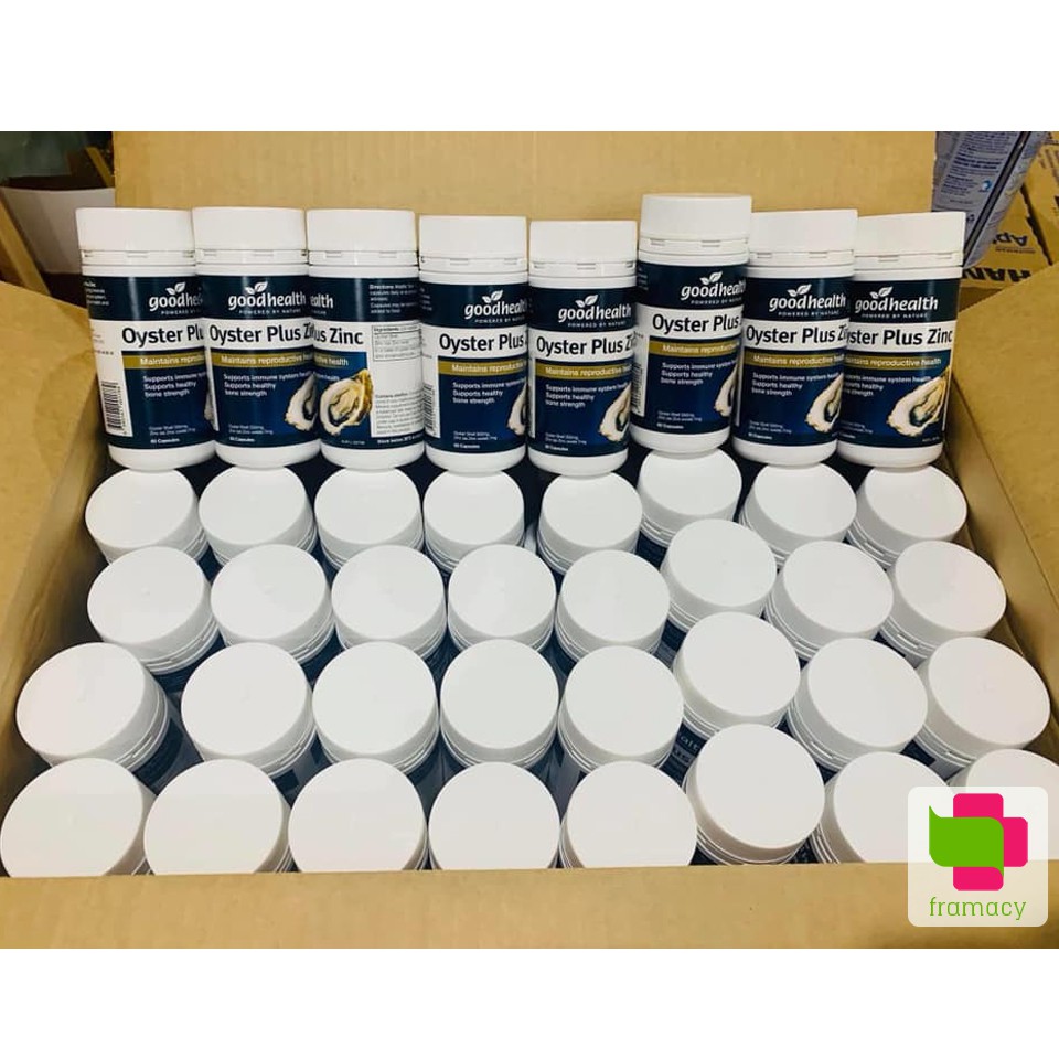 Tinh chất hàu biển Úc Oyster Plus Zinc (60 viên) tăng cường sinh lý & hỗ trợ nam giới | BigBuy360 - bigbuy360.vn