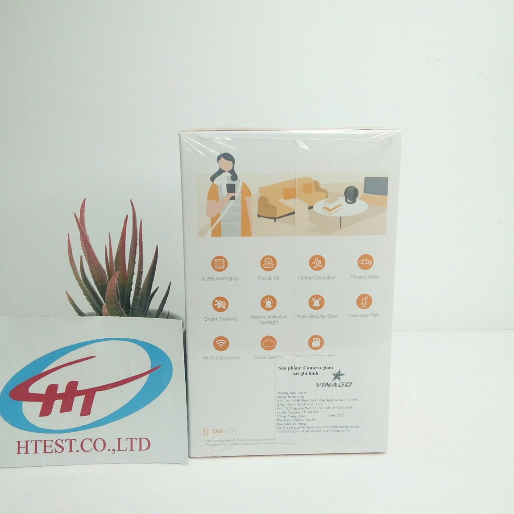 Camera Imou Rex 4MP (A46446LP-D) wifi, Mic, đàm thoại - Hàng chính hãng