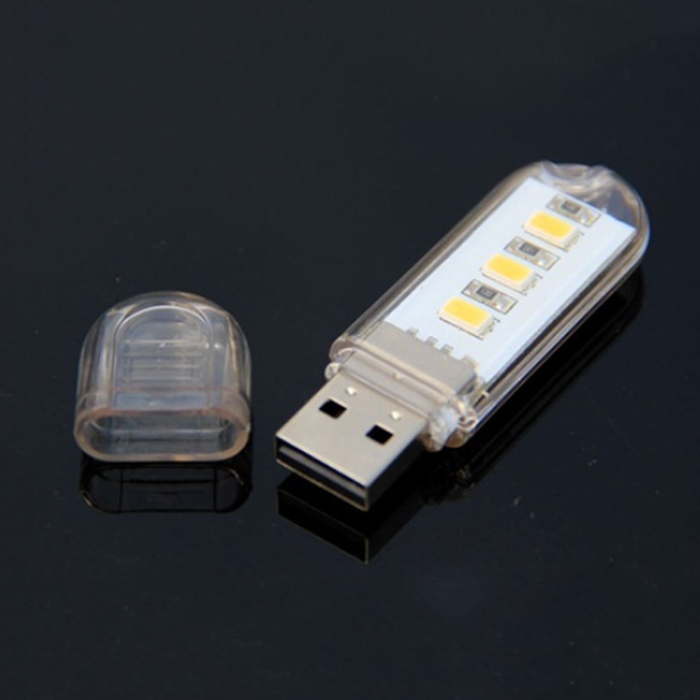 Đèn LED đọc sách vào ban đêm cổng cắm USB kết nối sạc dự phòng/ PC/ Laptop