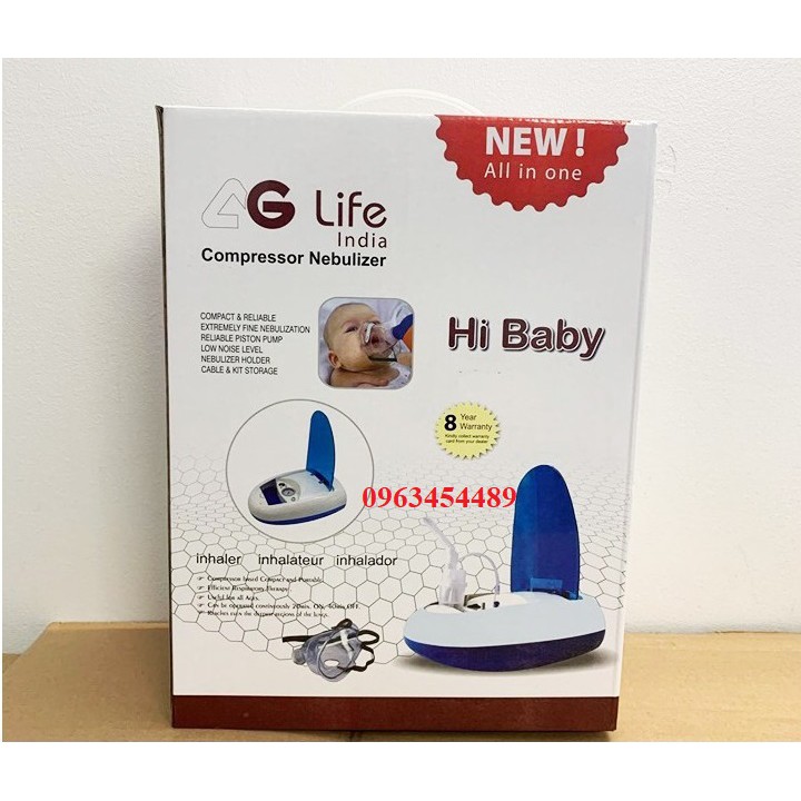 [Mới Nhất 2020] Máy Xông Hút 2 in1 AG Life New Hi BaBy - BH 8 Năm - Cam kết chính hãng