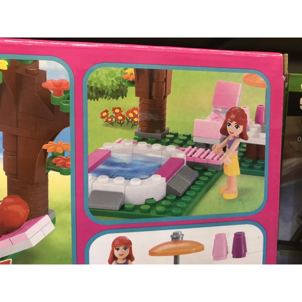 Bộ đồ chơi lắp ráp hồ bơi Happy Holiday cho bé gái