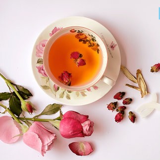 Trà hoa hồng cam thảo 200g