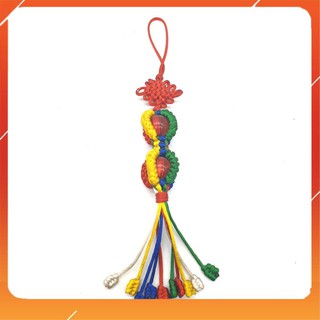 Dây thắt chày kim cang tua ngũ sắc dài 26cm