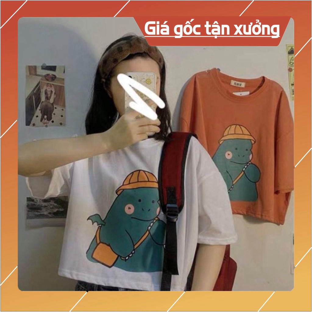 Áo croptop khủng long đeo túi CH12 | BigBuy360 - bigbuy360.vn
