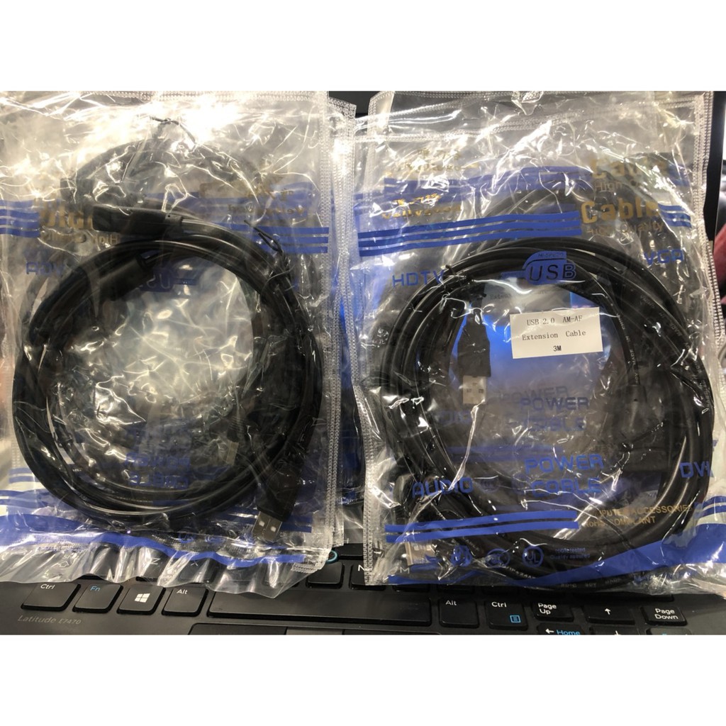 Dây cáp USB nối dài 1M5/ 3M/ 5M - Hàng Chất Lượng - Full box