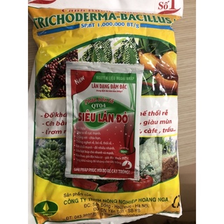 Nấm ủ Trichoderma gói 1 kg Tặng kèm 01 gói Lân bón cây