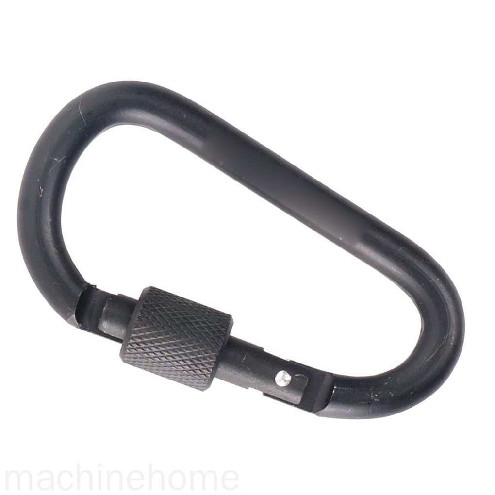 Móc khóa chữ D lớn bằng hợp kim nhôm chịu lực tốt tiện lợi cho cắm trại/ dã ngoại