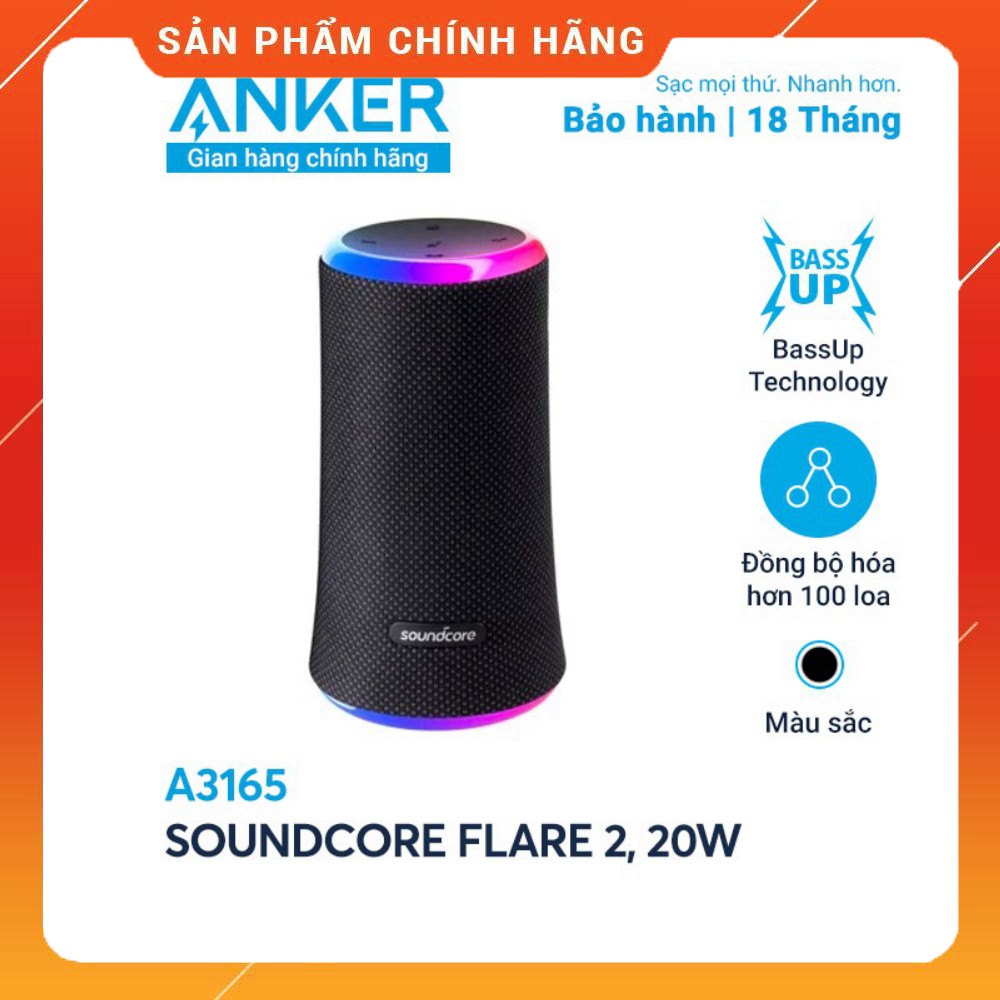 Loa bluetooth SOUNDCORE Flare 2 20W (by Anker) - A3165