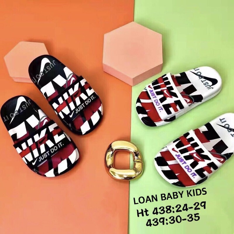 Dép lê NI.ke cho bé trai , bé gái hàng quảng châu mềm êm size 25-35