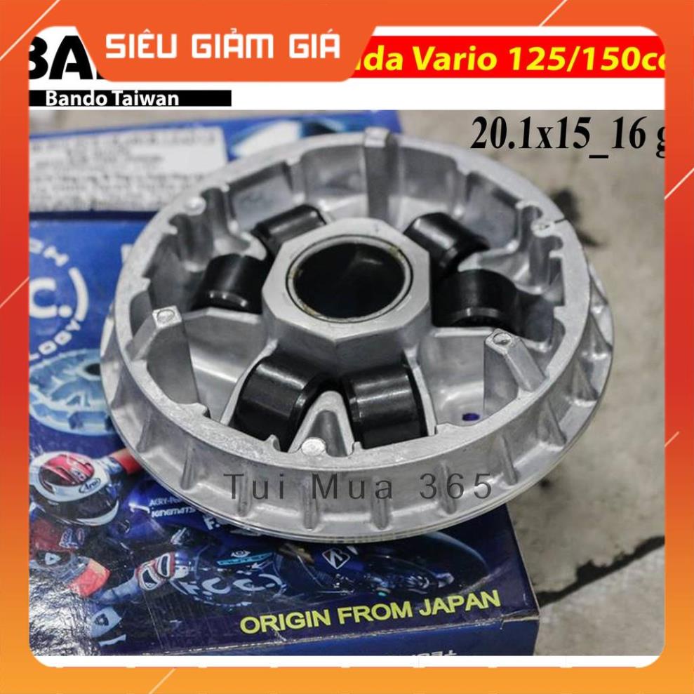 Bi nồi Bando Độ Honda Vario, AB125, PCX, SHVN, SH Ý, Click 125, SH Mode ( 12,2g, 14g, 16g, 18g ) chính hãng