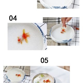 Set 13 miếng dán cá 3D.