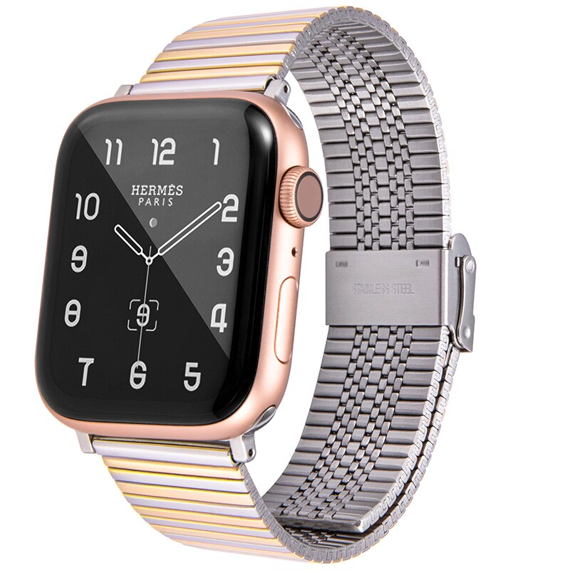 Dây Đeo Inox Cho Đồng Hồ Thông Minh Apple Watch 42mm 38mm 1 / 2 / 3 / 4