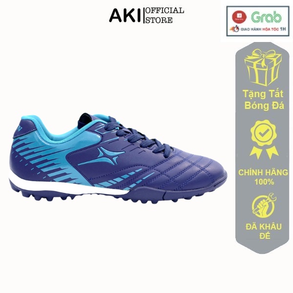 Giày Đá Bóng Nam Cỏ Nhân Tạo Iwin Stax+ Tím Than Thể Thao Chính Hãng Cao Cấp - Is003