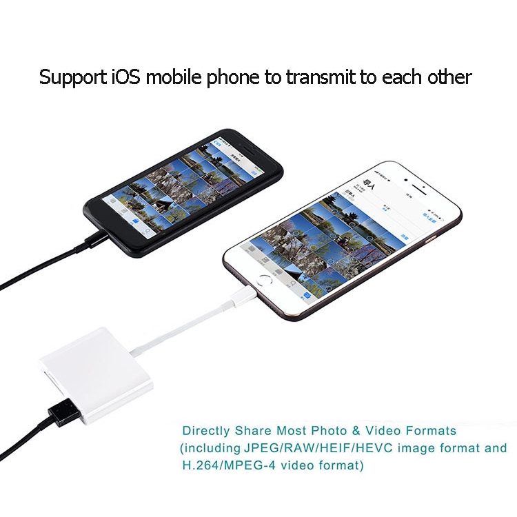 Đầu Đọc Thẻ Nhớ 3 Trong 1 Cho ip tablet táo Ios 13