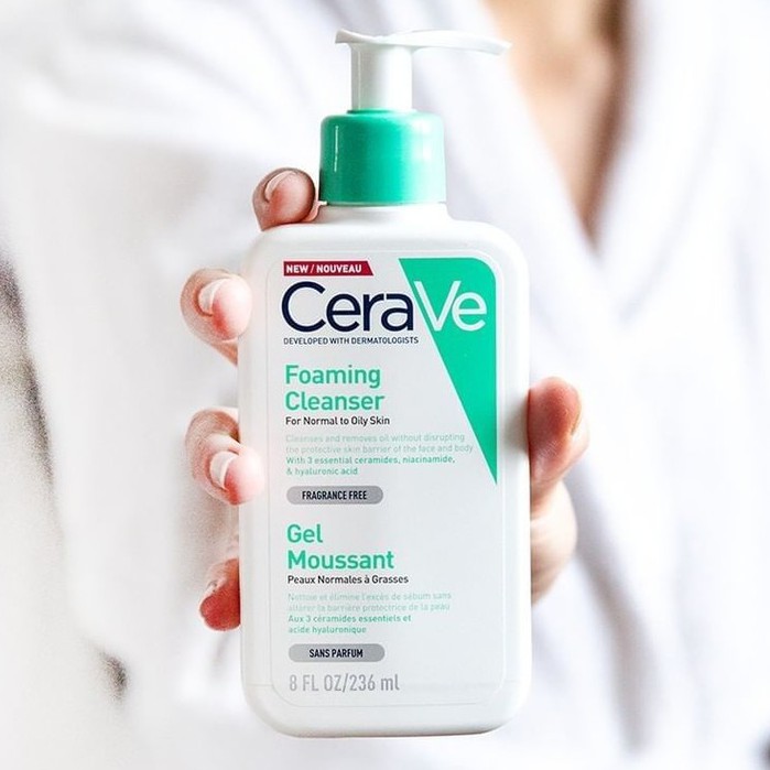 CeraVe Foaming Cleanser - Sữa Rửa Mặt Cho Da Hỗn Hợp 236ml | BigBuy360 - bigbuy360.vn