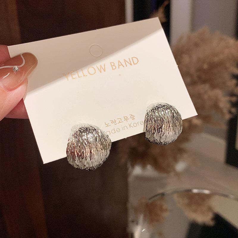 Bông tai chuôi bạc 925 mẫu to cá tính hiện đại - Mely M2-30