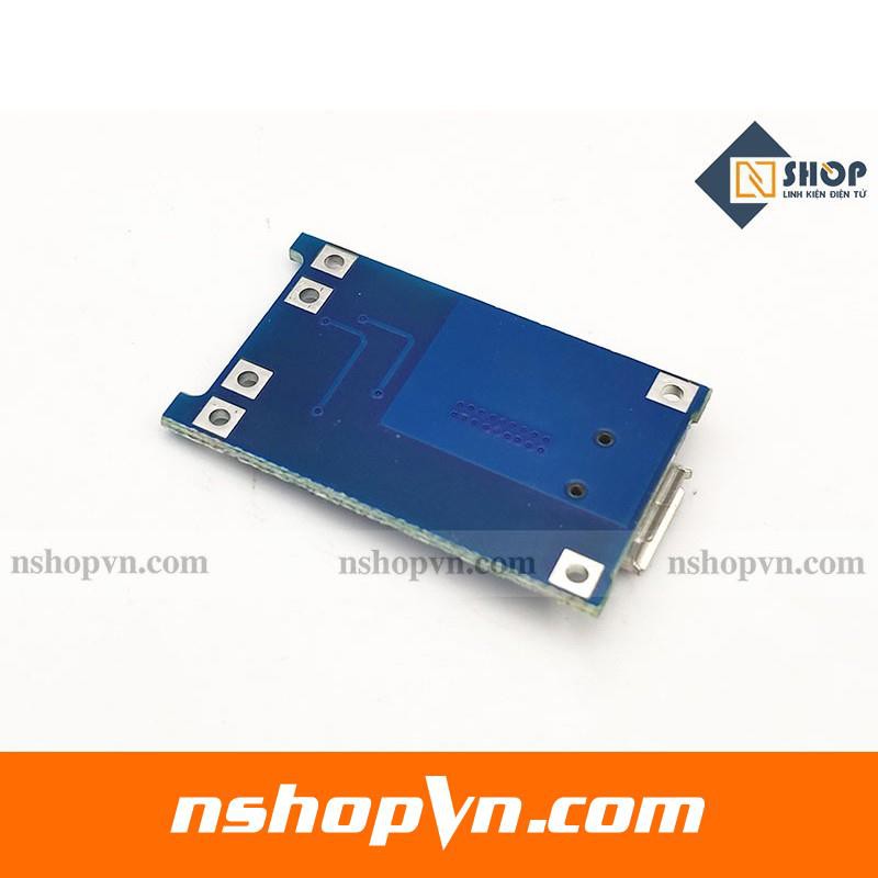 Mạch sạc pin TP4056 có IC bảo vệ cổng micro