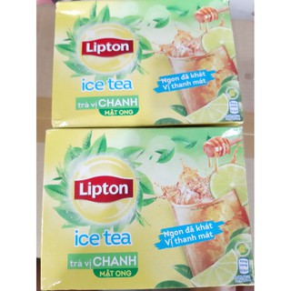 1 hộp trà Lipton chanh hòa tan 224g ( 16 gói x 14g)