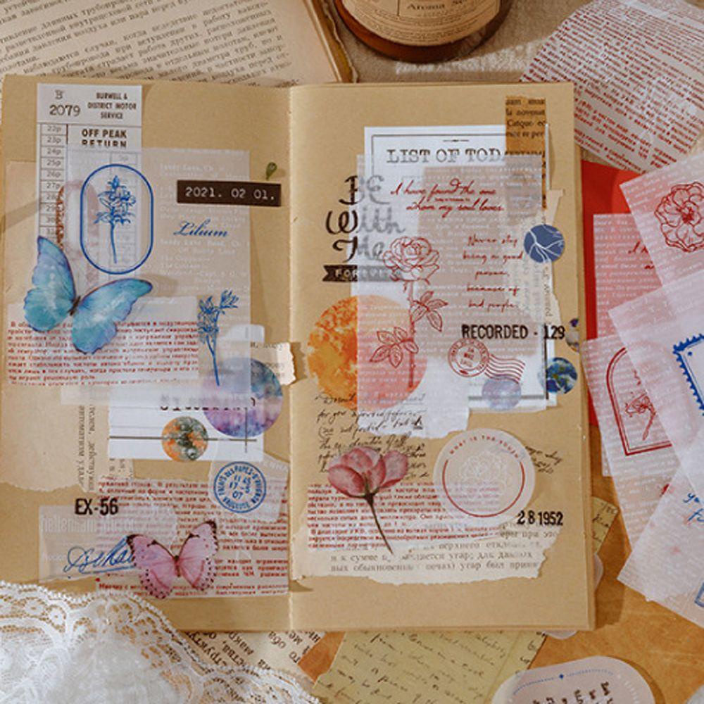 Bookmark Trong Mờ Hình Bướm / Hoa / Chữ Tiếng Anh Sáng Tạo Cho Học Sinh