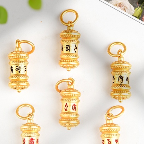 Mặt Dây Chuyền Dạng Dép Xỏ Ngón Màu Sắc Mạ Vàng Truyền Thống diy