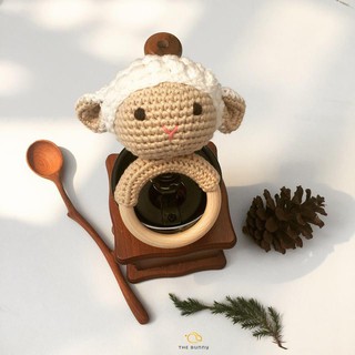 Lục lạc len móc Bunny