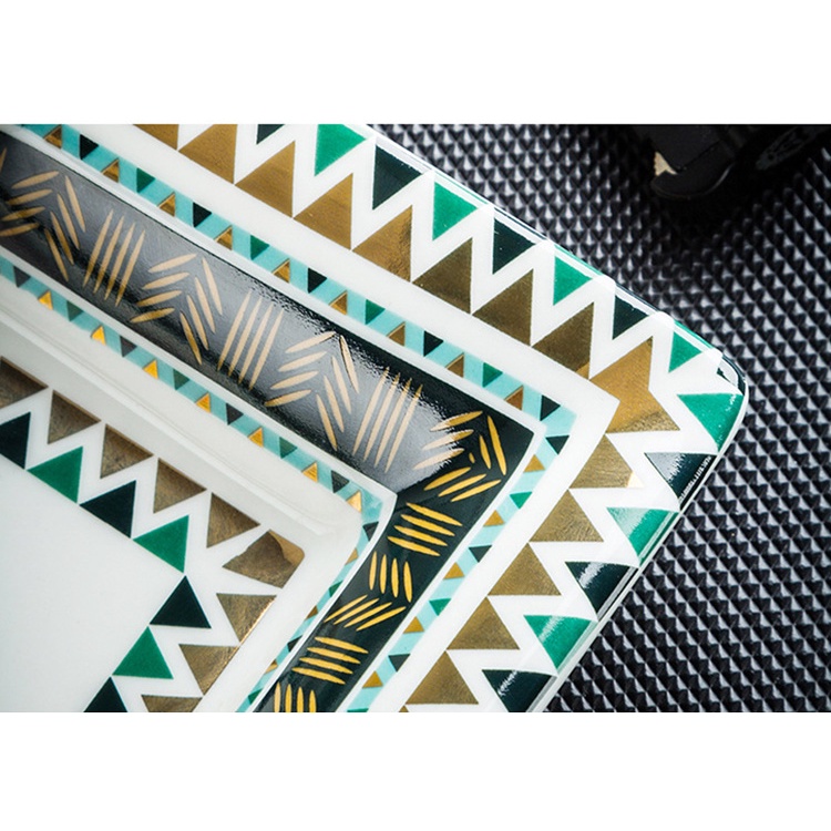 { HÀNG CHÍNH HÃNG } Gạt Tàn Cigar Sứ Lubinski  YJA20016 Cao Cấp Họa Tiết Hoa Văn Sang Trọng