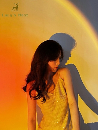 ✿✿✿ đèn sunset rose cầu vồng Tiktok Đèn chiếu cảnh hoàng hôn, mặt trời, cầu vồng trang trí phòng ngủ led neon projector Đèn hoàng hôn Mandalaki