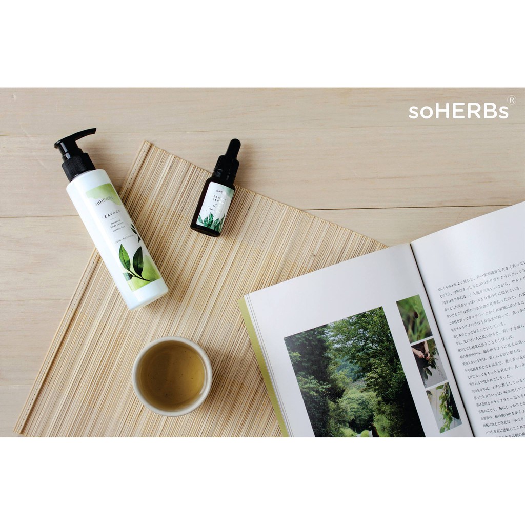 Serum body soherbs tinh chất trà xanh dưỡng trắng da 150ml