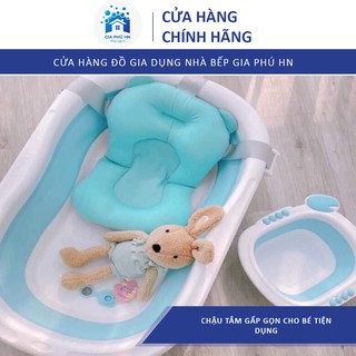 Chậu Tắm Gấp Gọn Cho Bé GIÁ TỔNG KHO Chậu Tắm Cho Bé Gấp Gọn, Chất Liệu Nhựa An Toàn, Không Gây Hại Cho Làn Da