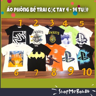 Áo phông Bé trai cộc tay HM 4-14 tuổi