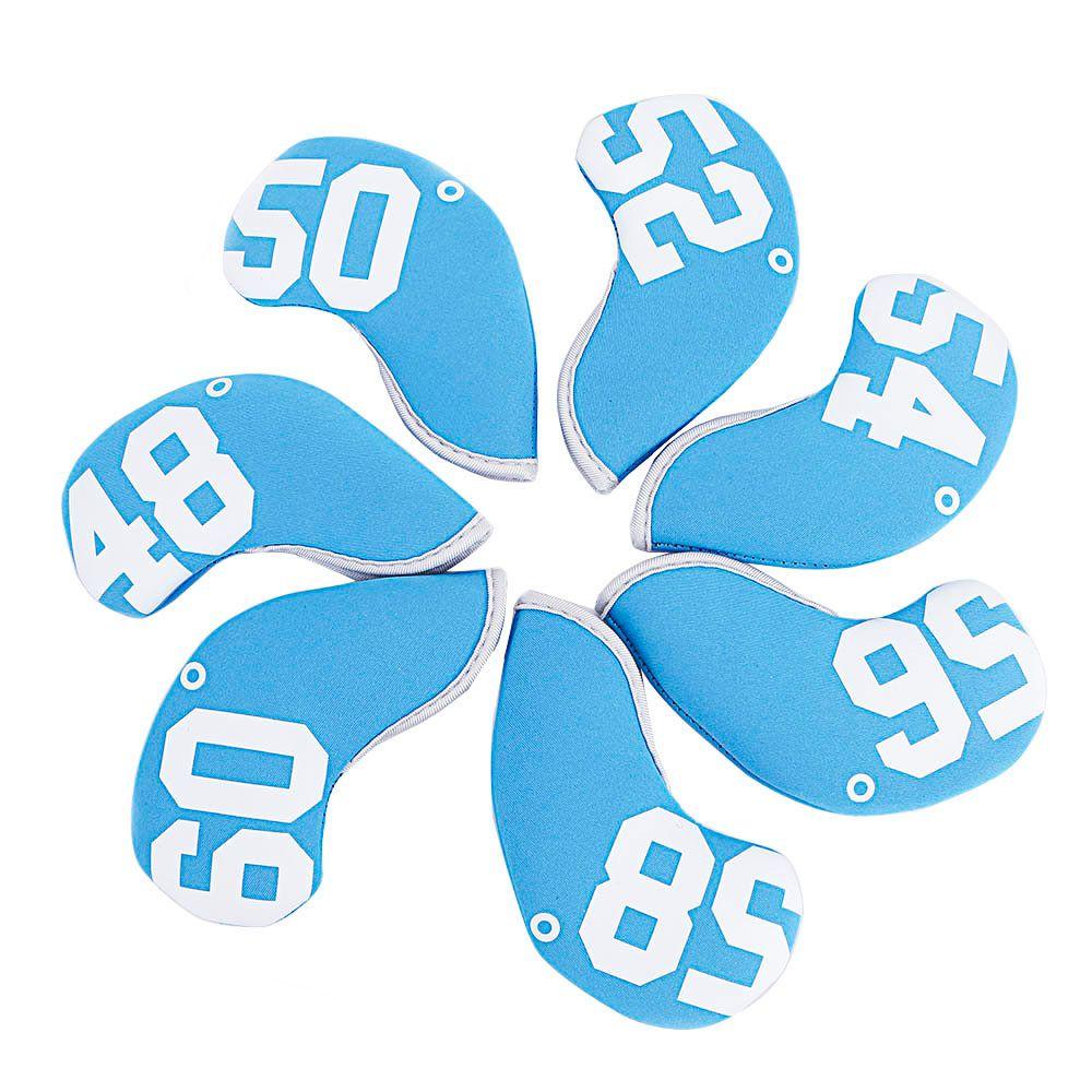 IVORY Bộ 7 Vỏ Bọc Bảo Vệ Đầu Gậy Đánh Golf Chống Bụi Siêu Bền